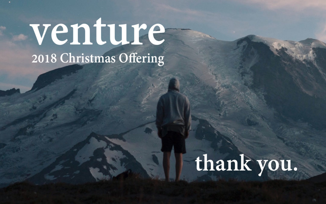 We asked. You gave. What a venture!