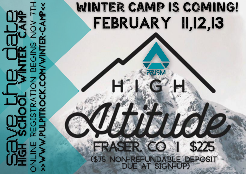 High Altitude 2022 - save the date High Altitude 2022 - save the date