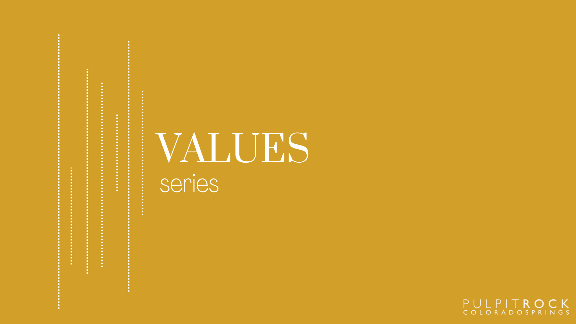Values series Slide