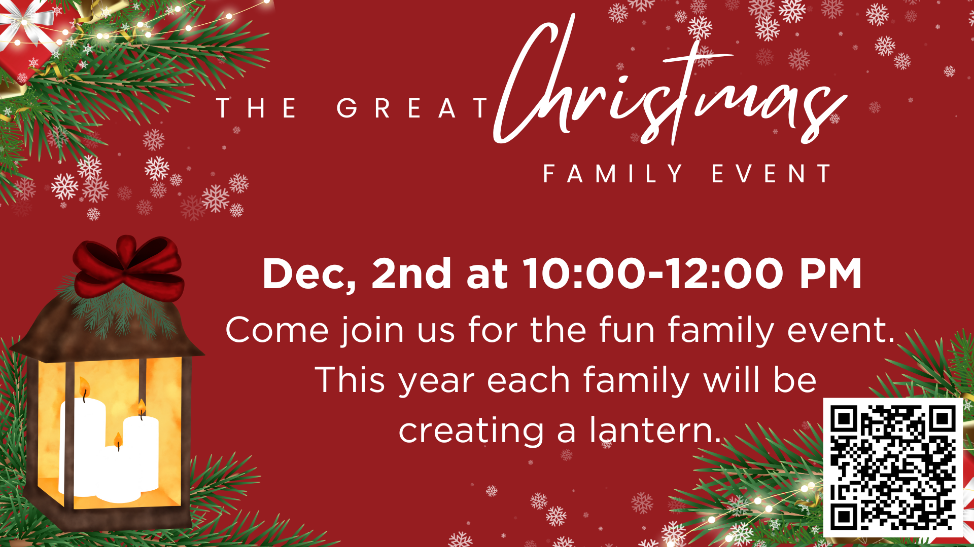 Great Christmas Family Event 2023 Slide
