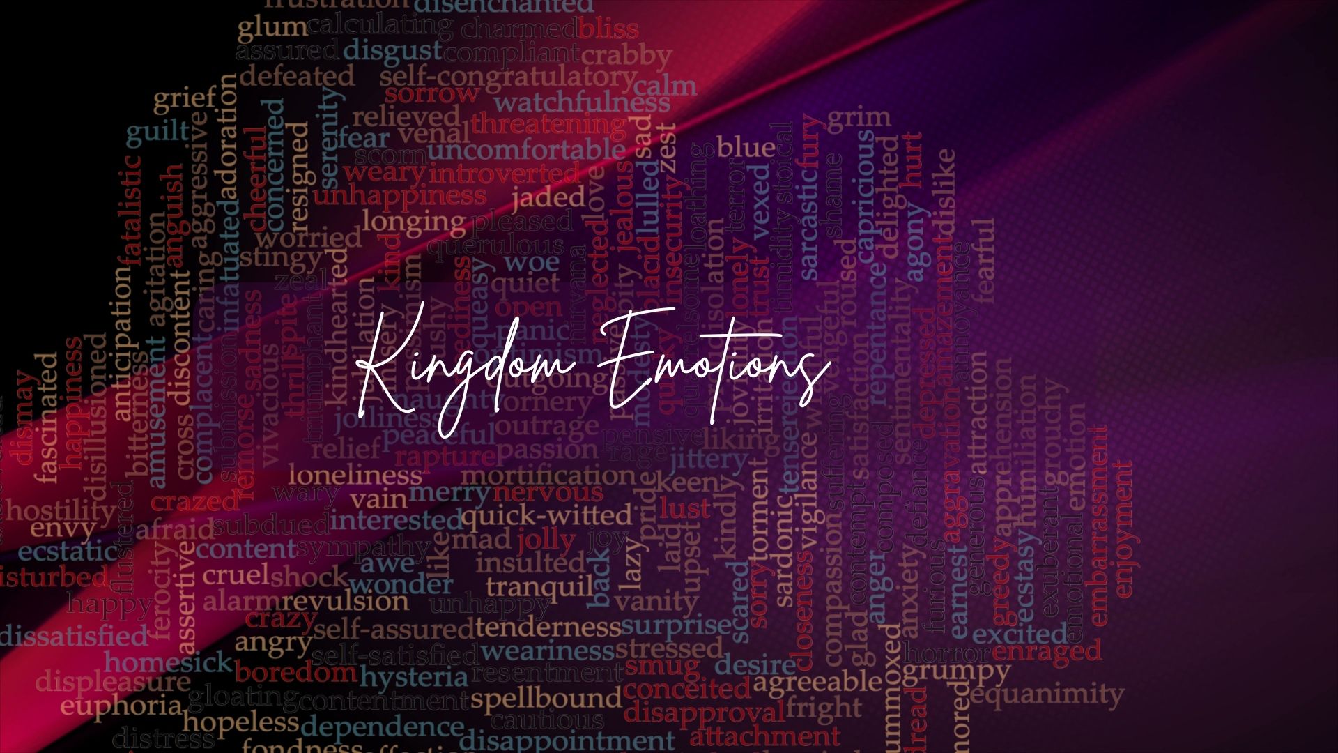 Kingdom Emotions with Human Expressions